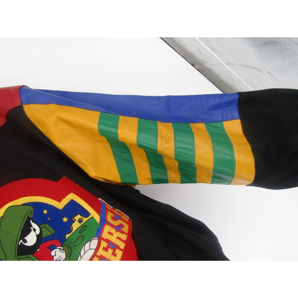 Marvin the Martian Varsity Jacket Sz. L Retro Looney Tunes Streetwear Hip Hop - Picture 10 of 16